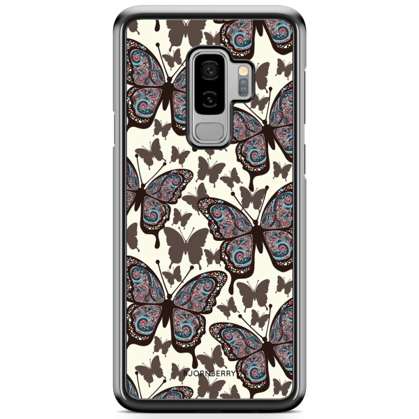 Bjornberry Skal Samsung Galaxy S9 Plus - Färgglada Fjärilar