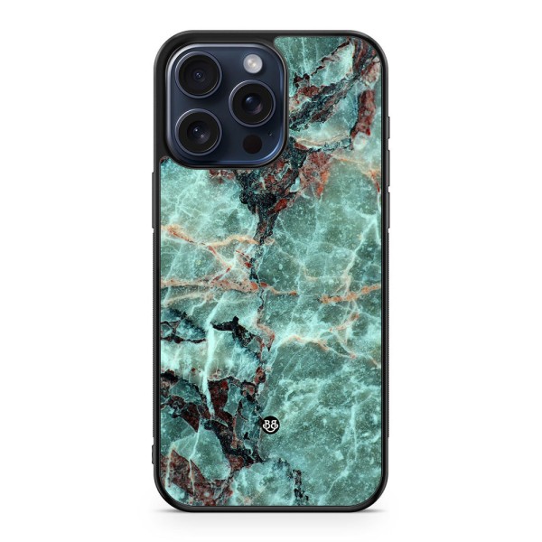 Bjornberry Skal iPhone 15 Pro Max - Grön Marmor