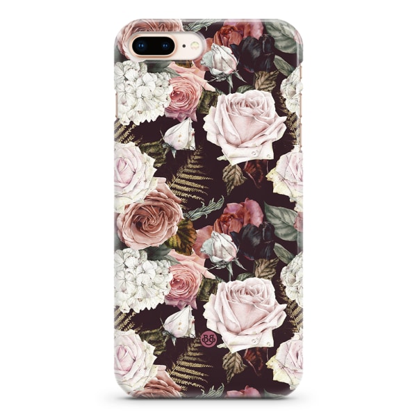 Bjornberry iPhone 8 Plus Premium Skal - Watercolor Roses