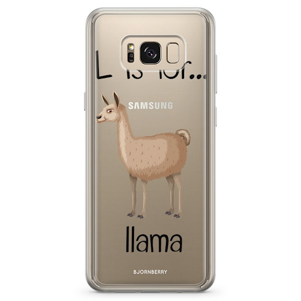 Bjornberry Skal Hybrid Samsung Galaxy S8+ - L is for Lama