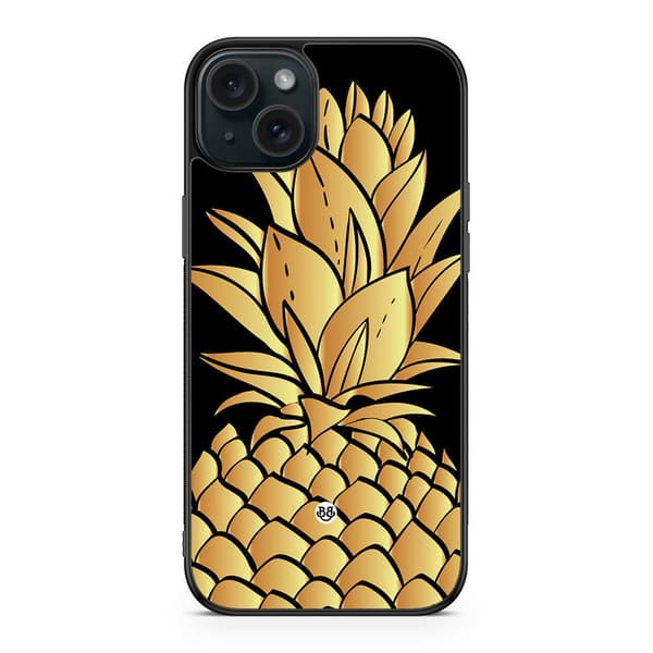 Bjornberry Skal iPhone 15 Plus - Guldig Ananas