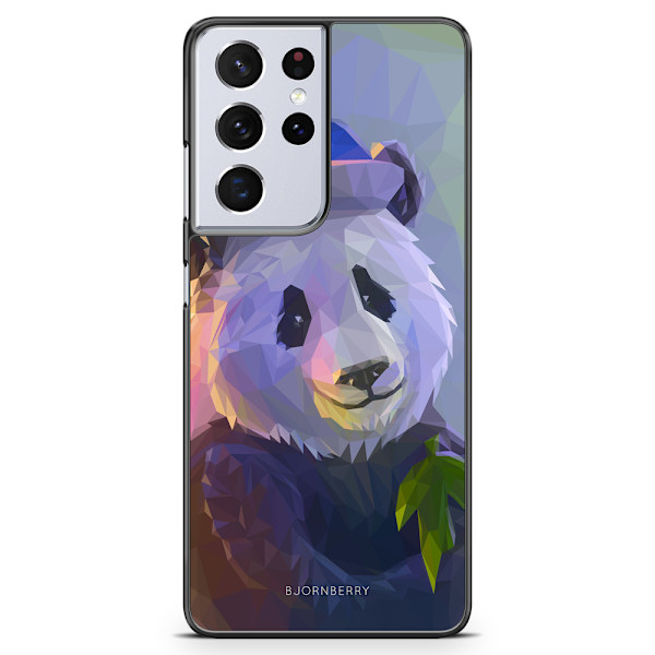 Bjornberry Skal Samsung Galaxy S21 Ultra - Färgglad Panda