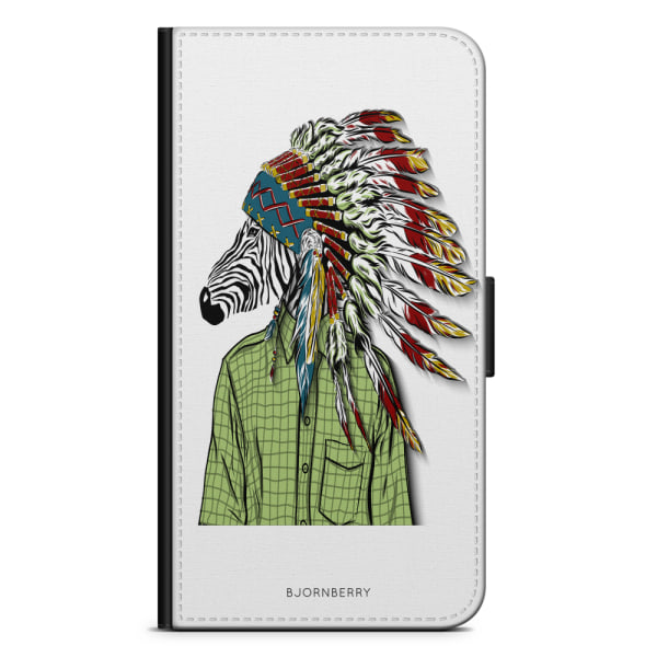 Bjornberry Plånboksfodral Motorola Moto G6 -Hipster Zebra
