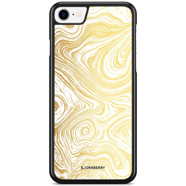 Bjornberry Skal iPhone SE (2020) - Guld Marmor