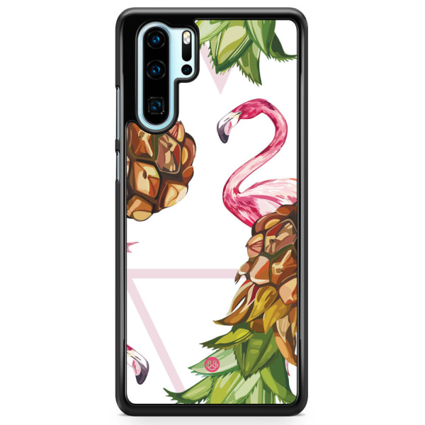 Bjornberry Hårdskal Huawei P30 Pro - Ananas & Flamingo