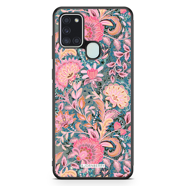 Bjornberry Skal Samsung Galaxy A21s - Fantasy Flowers