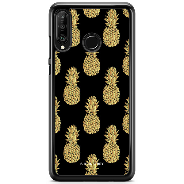 Bjornberry Hårdskal Huawei P30 Lite - Guldiga Ananas