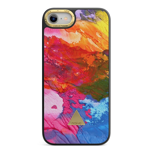 Naive iPhone SE (2020) Skal - Rainbow Ink