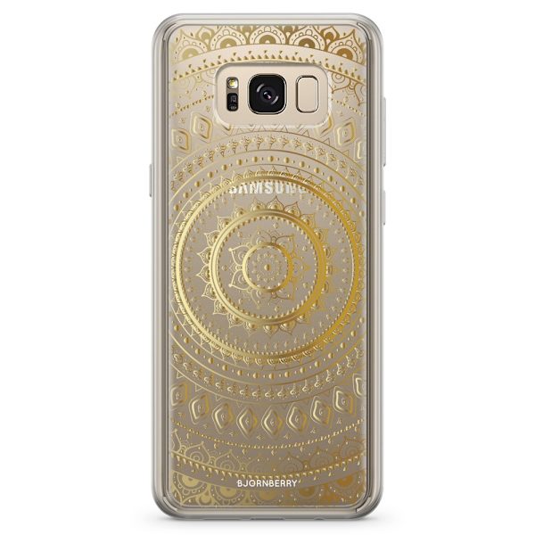 Bjornberry Skal Hybrid Samsung Galaxy S8+ - Guld Mandala