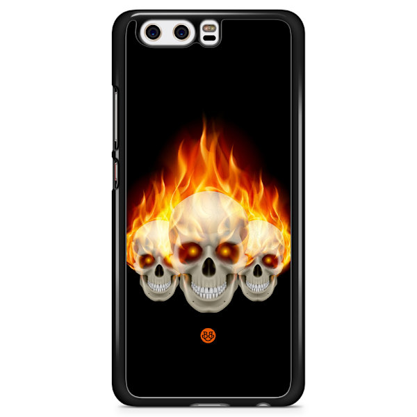 Bjornberry Skal Huawei P10 - Flames Dödskallar