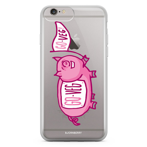 Bjornberry Skal Hybrid iPhone 6/6s Plus - Rosa Gris