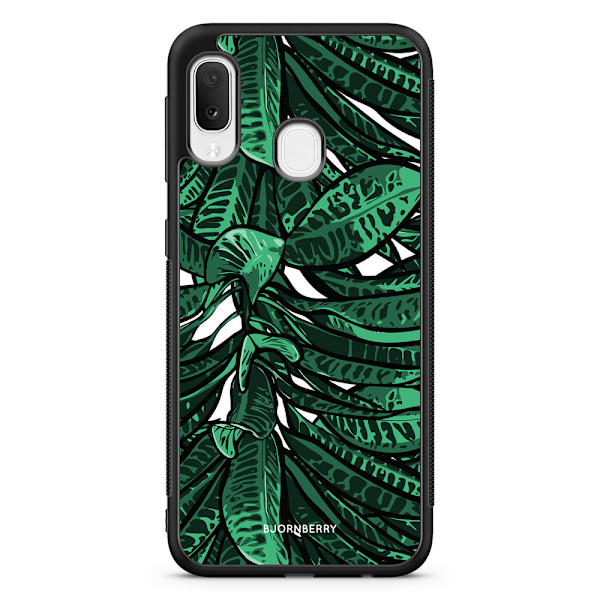 Bjornberry Skal Samsung Galaxy A20e - Tropiska Löv
