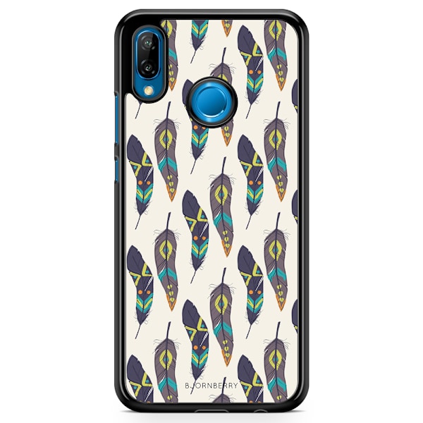 Bjornberry Skal Huawei P20 Lite - Hipster Fjädrar
