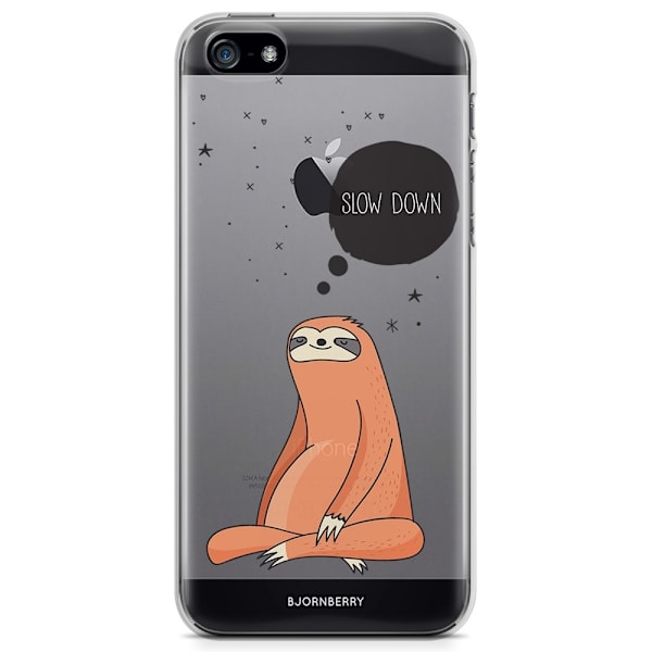 Bjornberry iPhone 5/5S/SE TPU Skal - Slow Down Sengångare