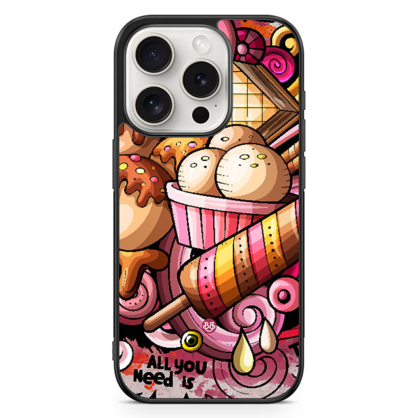 Bjornberry Skal iPhone 15 Pro - Ice Cream