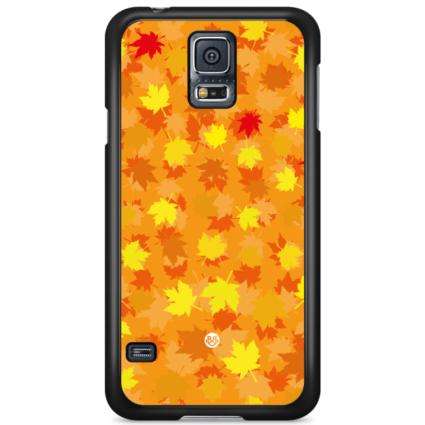 Bjornberry Skal Samsung Galaxy S5/S5 NEO - Orange/Röda Löv