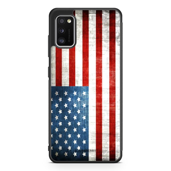 Bjornberry Skal Samsung Galaxy A41 - USA Flagga