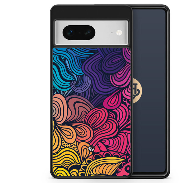 Bjornberry Skal Google Pixel 7 - Retroblommor
