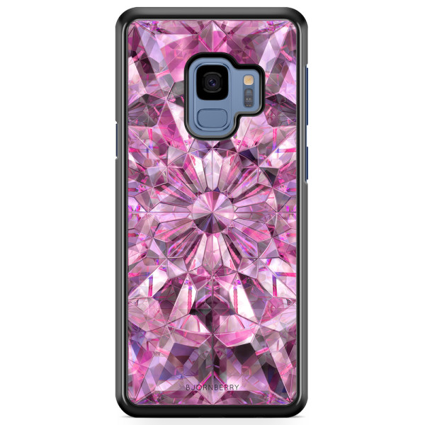 Bjornberry Skal Samsung Galaxy A8 (2018) - Rosa Kristaller
