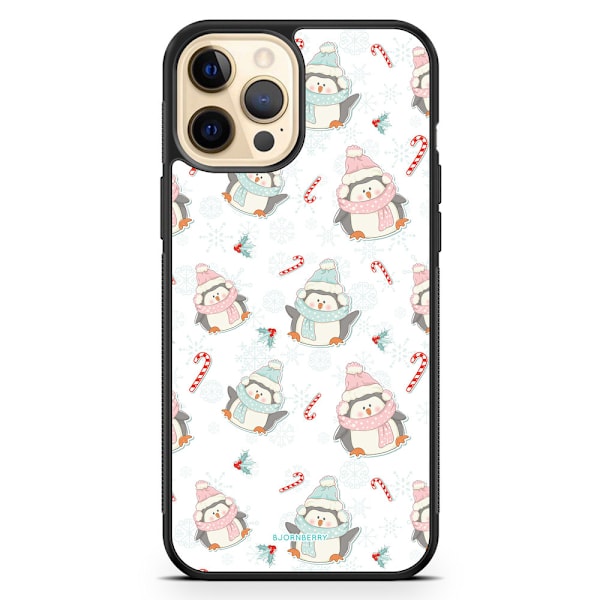 Bjornberry Hårdskal iPhone 12 Pro Max - Pingviner Jul