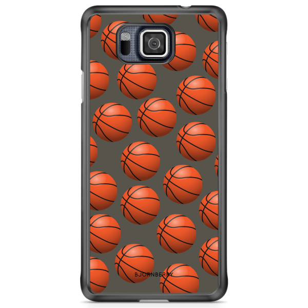 Bjornberry Skal Samsung Galaxy Alpha - Basketbolls Mönster