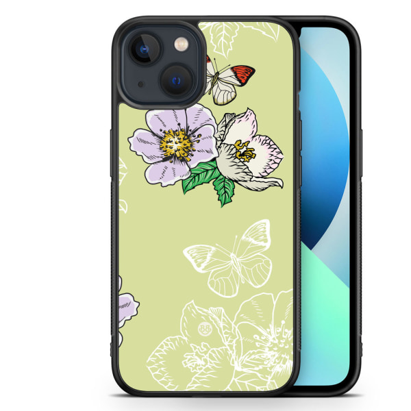 Bjornberry Skal iPhone 13 Mini - Fjärilsblomma