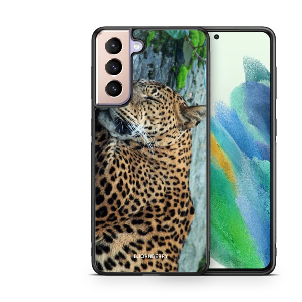 Bjornberry Skal Samsung Galaxy S21 FE 5G - Sovande Leopard