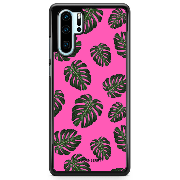 Bjornberry Hårdskal Huawei P30 Pro - Monstera Rosa