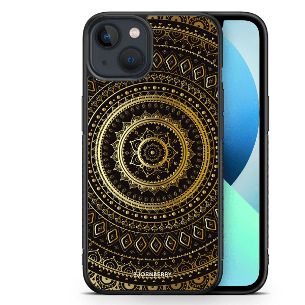 Bjornberry Skal iPhone 13 Mini - Guld Mandala
