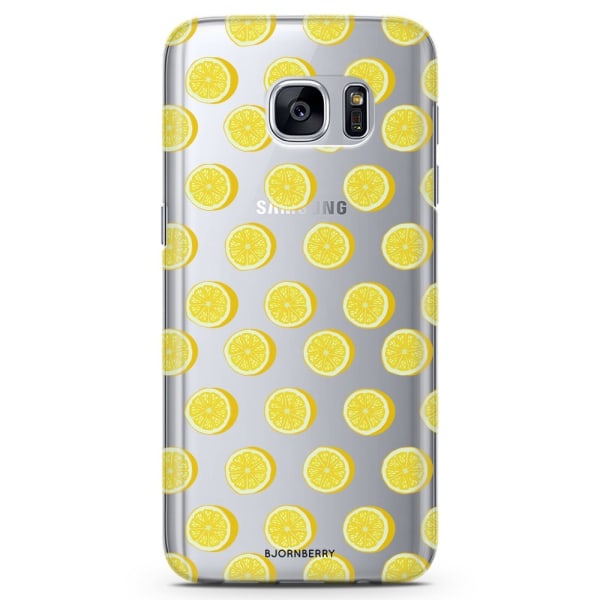 Bjornberry Samsung Galaxy S6 Edge TPU Skal -Citroner