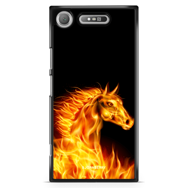 Bjornberry Sony Xperia XZ1 Skal - Flames Horse