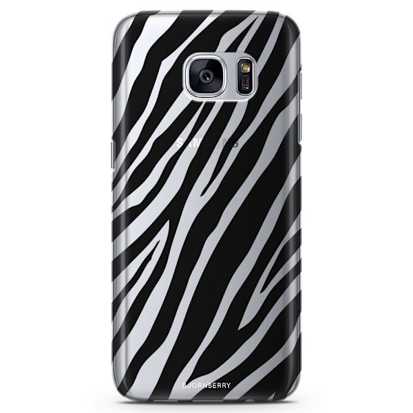 Bjornberry Samsung Galaxy S6 TPU Skal - Zebra