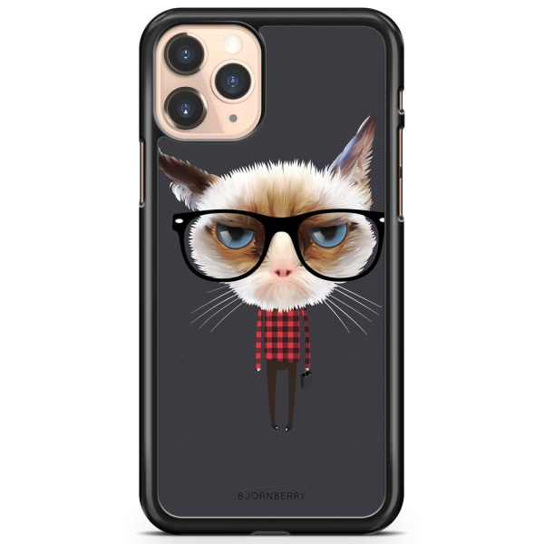 Bjornberry Hårdskal iPhone 11 Pro Max - Hipster Katt