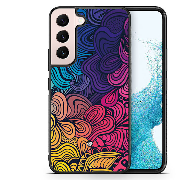 Bjornberry Skal Samsung Galaxy S23 5G -Retroblommor