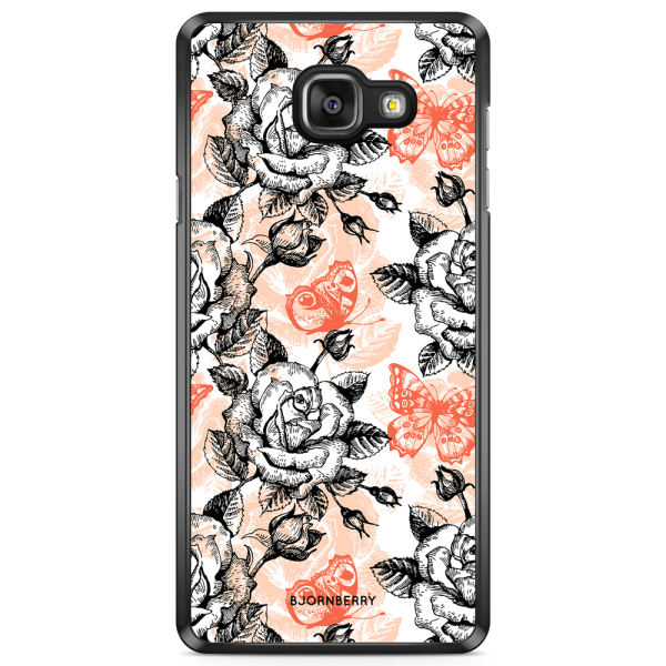 Bjornberry Skal Samsung Galaxy A5 6 (2016)- Fjärilar & Rosor
