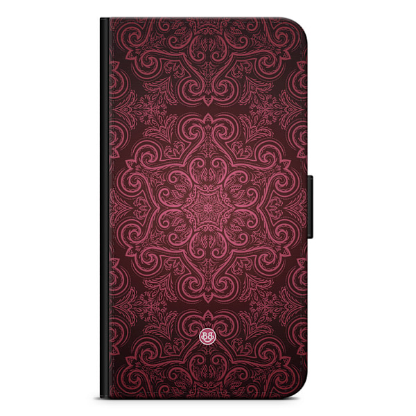 Bjornberry Fodral Samsung Galaxy S9 Plus - Röd Retromönster