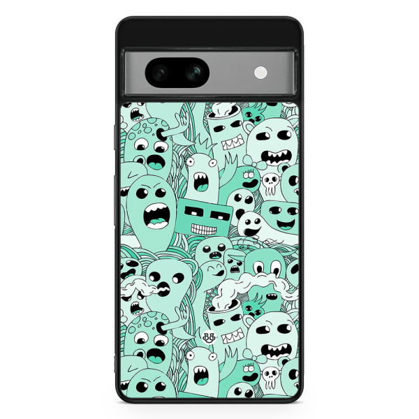 Bjornberry Google Pixel 7a Skal - Ghost Pattern