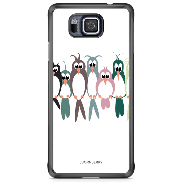 Bjornberry Skal Samsung Galaxy Alpha - Fåglar på en lina