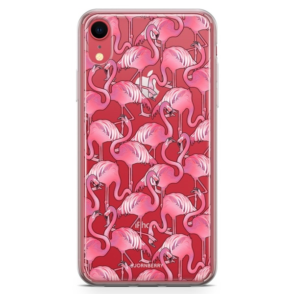 Bjornberry Hybrid Skal iPhone XR  - Flamingos