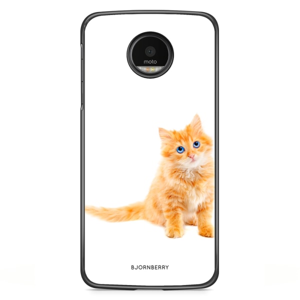 Bjornberry Skal Motorola Moto G5S Plus - Liten Brun Katt