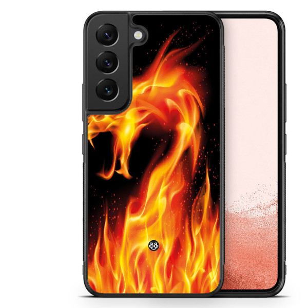 Bjornberry Skal Samsung Galaxy S23 Plus -Flames Dragon