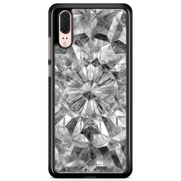 Bjornberry Skal Huawei P20 - Grå Kristaller