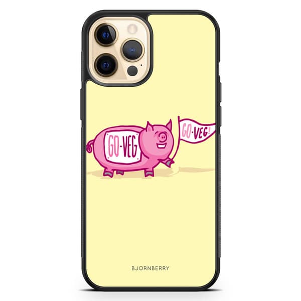 Bjornberry Hårdskal iPhone 12 Pro Max - Rosa Gris