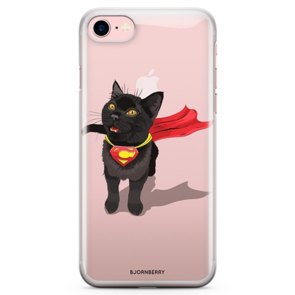 Bjornberry iPhone 7 TPU Skal - Super Katt
