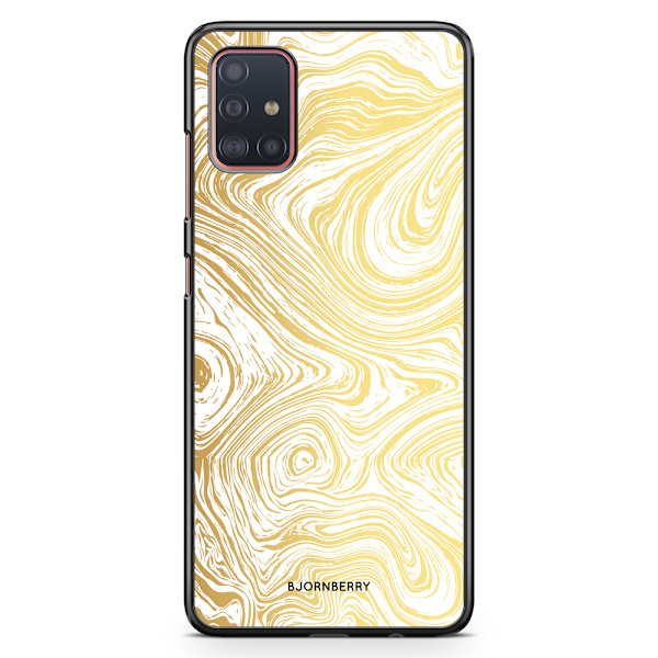 Bjornberry Skal Samsung Galaxy A51 - Guld Marmor