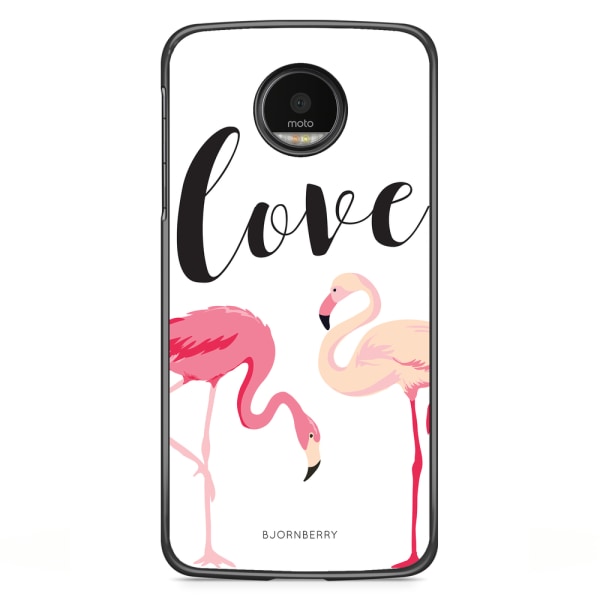 Bjornberry Skal Motorola Moto G5S Plus - Love Flamingo