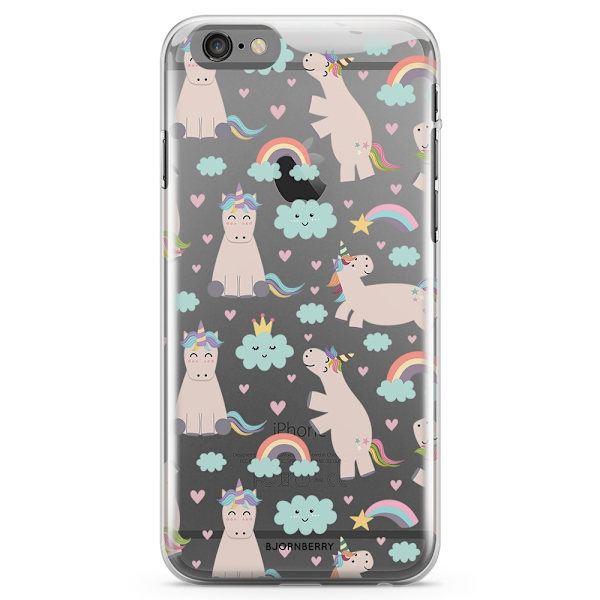Bjornberry iPhone 6 Plus/6s Plus TPU Skal - Enhörningar