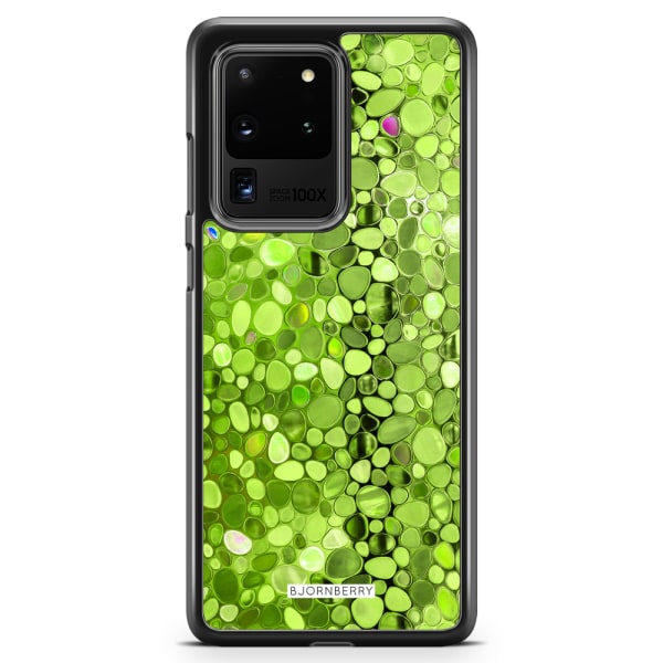 Bjornberry Skal Samsung Galaxy S20 Ultra - Stained Glass Grön