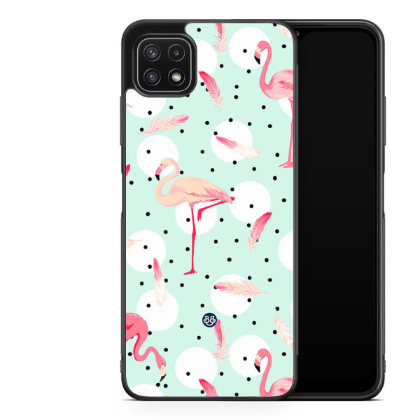 Bjornberry Skal Samsung Galaxy A22 5G -Flamingos