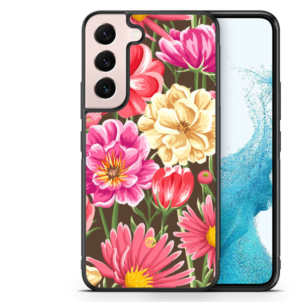 Bjornberry Skal Samsung Galaxy S23 5G -Sömlösa Blommor